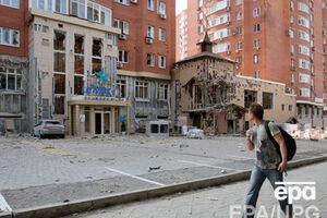 Улицы Донецка после обстрела