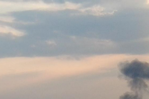 Пилот сбитого самолета успел катапультироваться