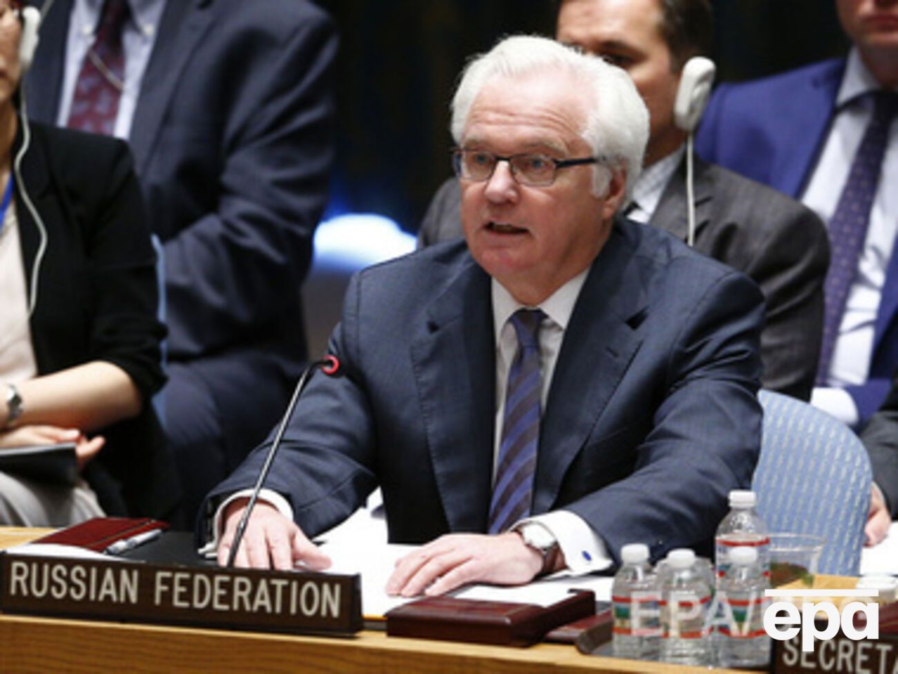 Виталий Чуркин: Доклад навязывает мысль о том, что во всем виноваты ополченцы