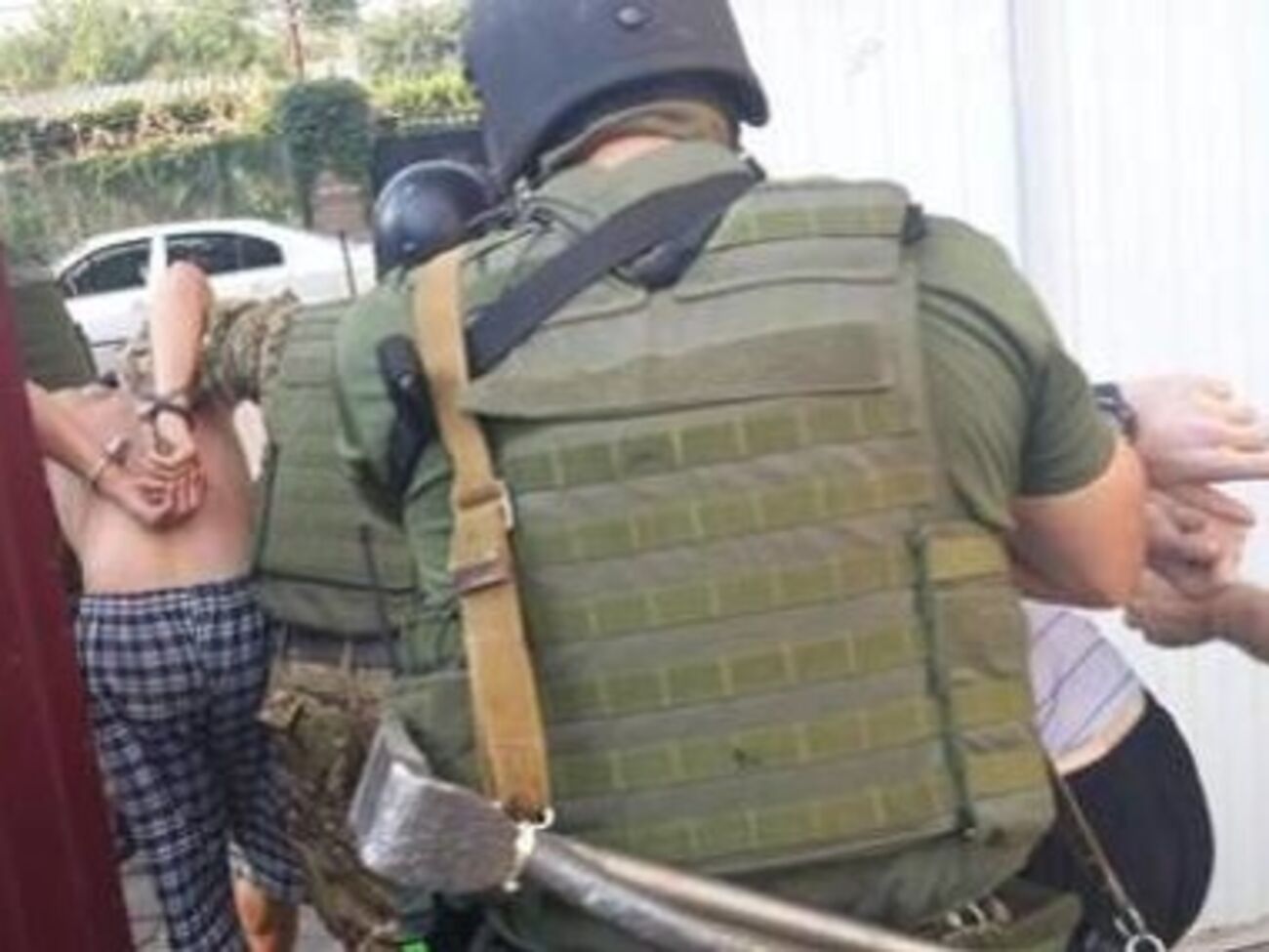 Задержание боевиков "Кабана" и "Малого"