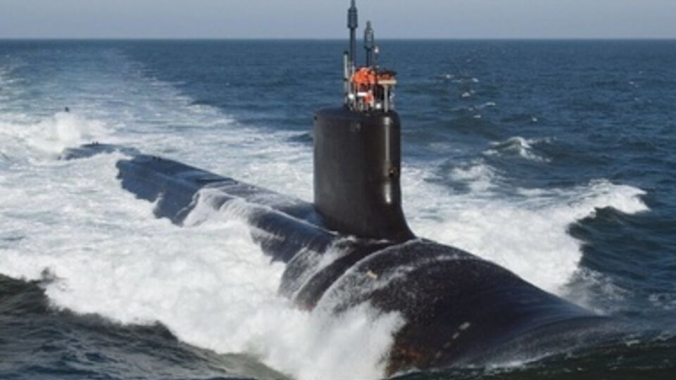 Самая современная атомная подводная лодка США класса "USS Virginia"