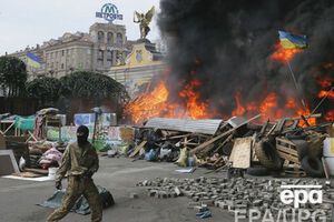 Один из виновников пожара в центре Киева задержан