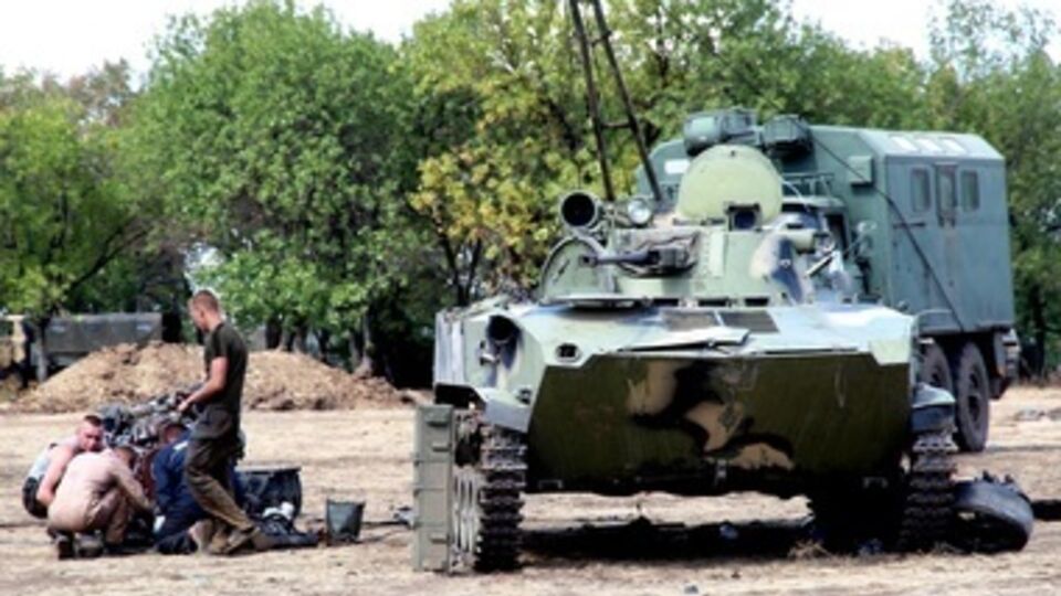 Псковские десантники оставили украинской армии БМД