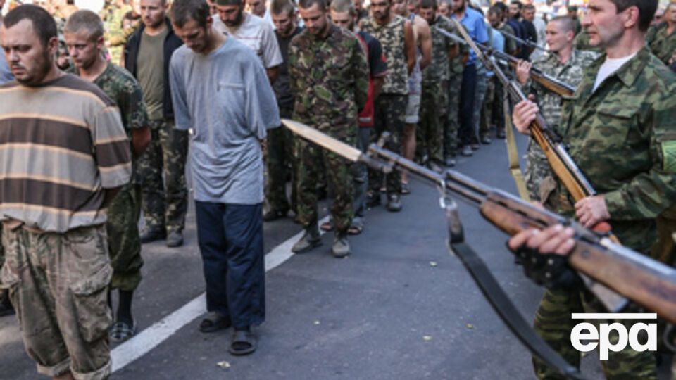 24 августа боевики устроили "парад пленных" в Донецке, в котором участвовали более 20 украинских силовиков