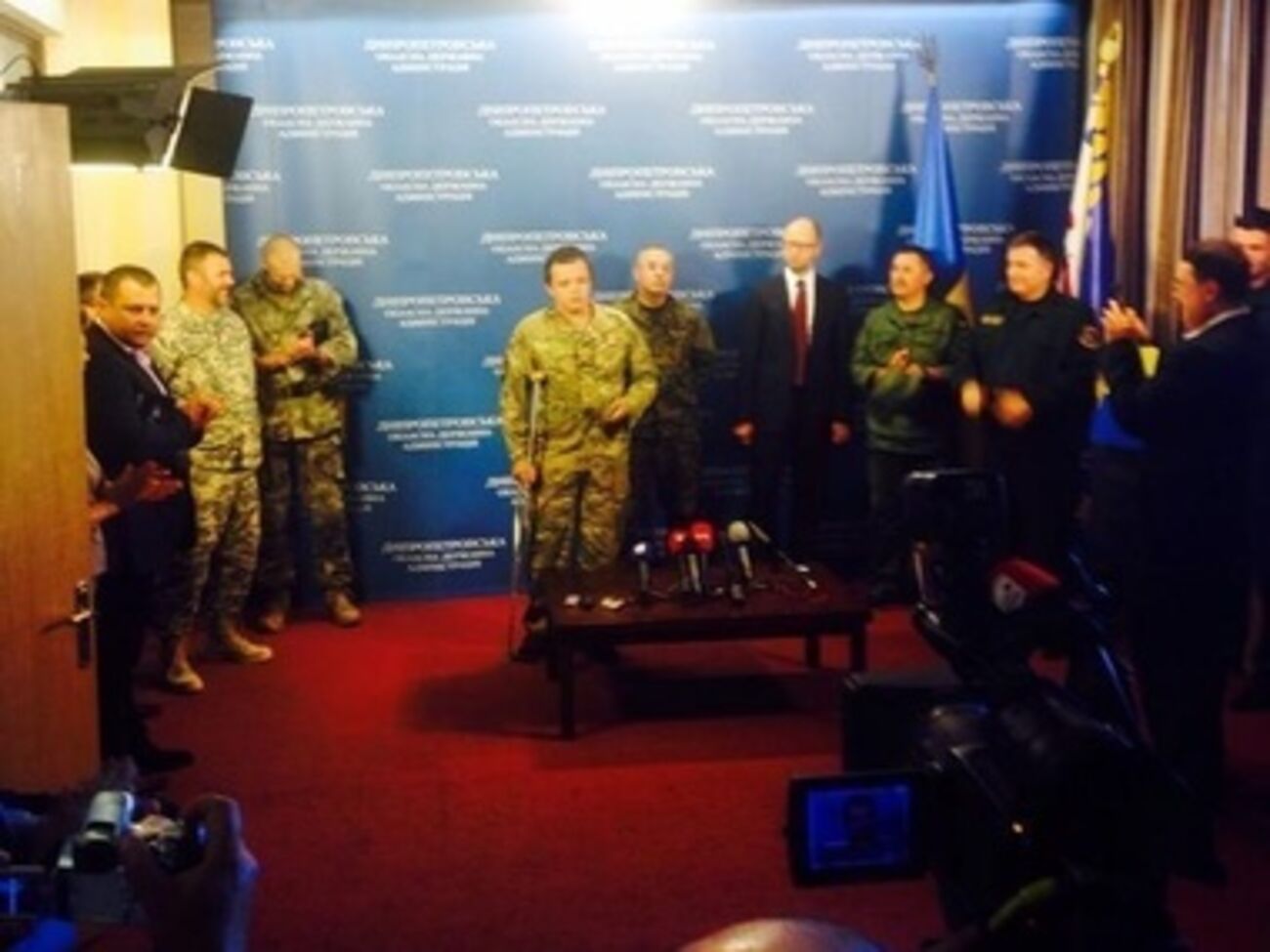 Награждение Семенченко и Парасюка