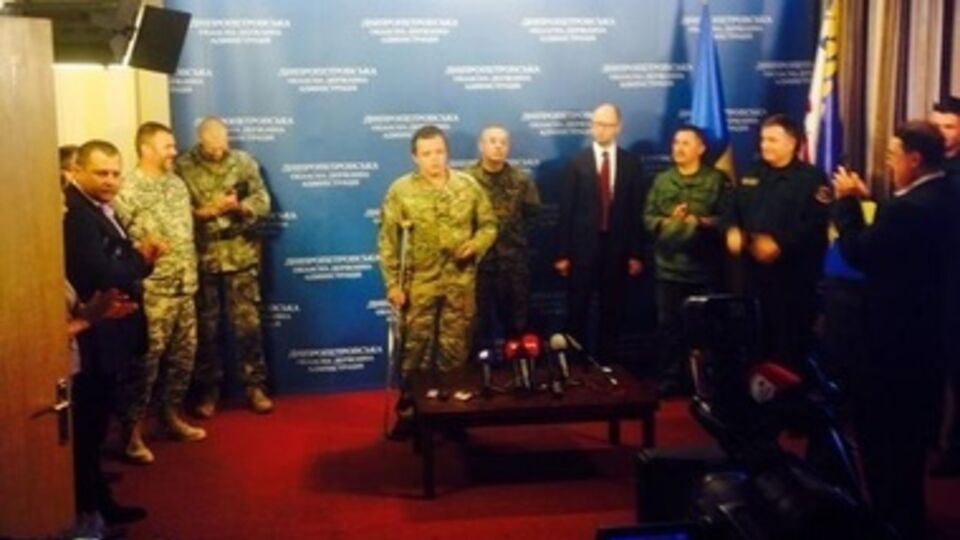 Награждение Семенченко и Парасюка
