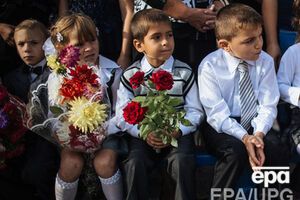 Школьников привезли для того, чтобы отснять сюжет для российских телеканалов
