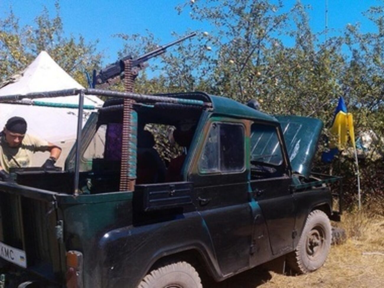 Один из результатов работы волонтеров. Машина, которую харьковчане передали разведчикам 93-й бригады