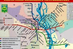 Схема киевского метро