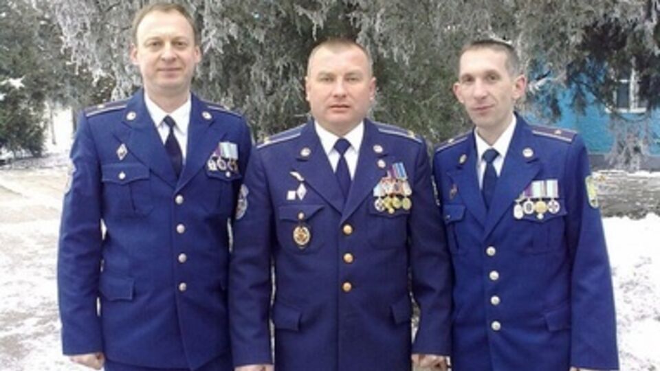 Звание полковника Борису Кифоренко (в центре) было присвоено 25 августа 2014 года