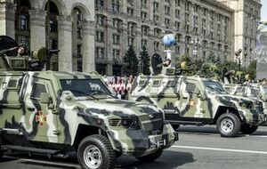 "Кугуары" на параде в честь Дня Независимости Украины
