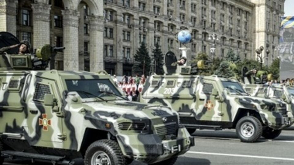 "Кугуары" на параде в честь Дня Независимости Украины