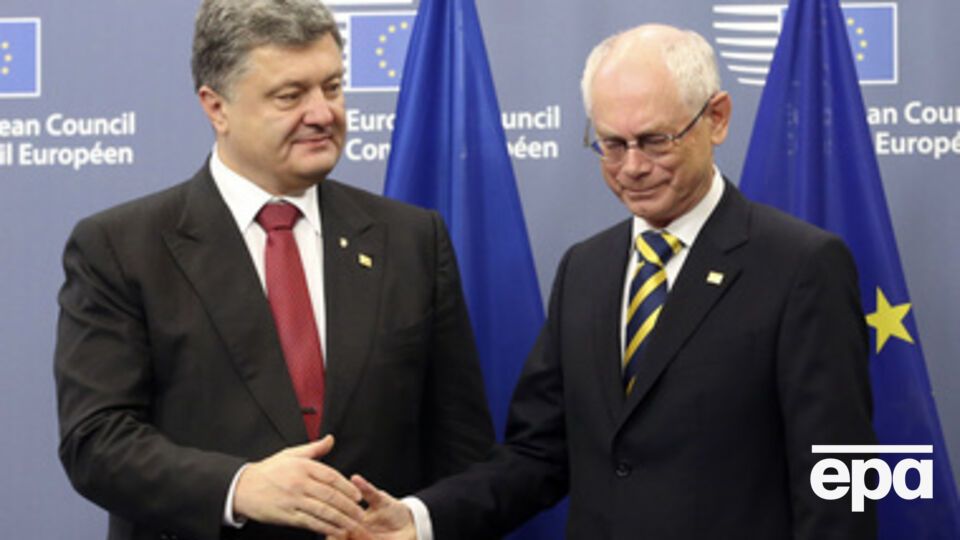 Президенты Украины и Европейского Совета обсудили перспективы мирного урегулирования на Донбассе