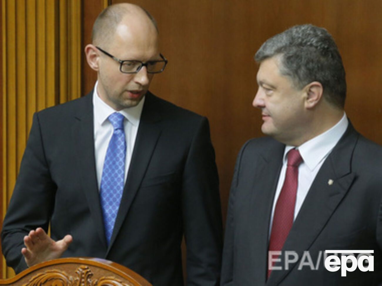 Союз Порошенко и Яценюка не состоялся