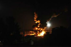 Пожар на харьковской станции Основа