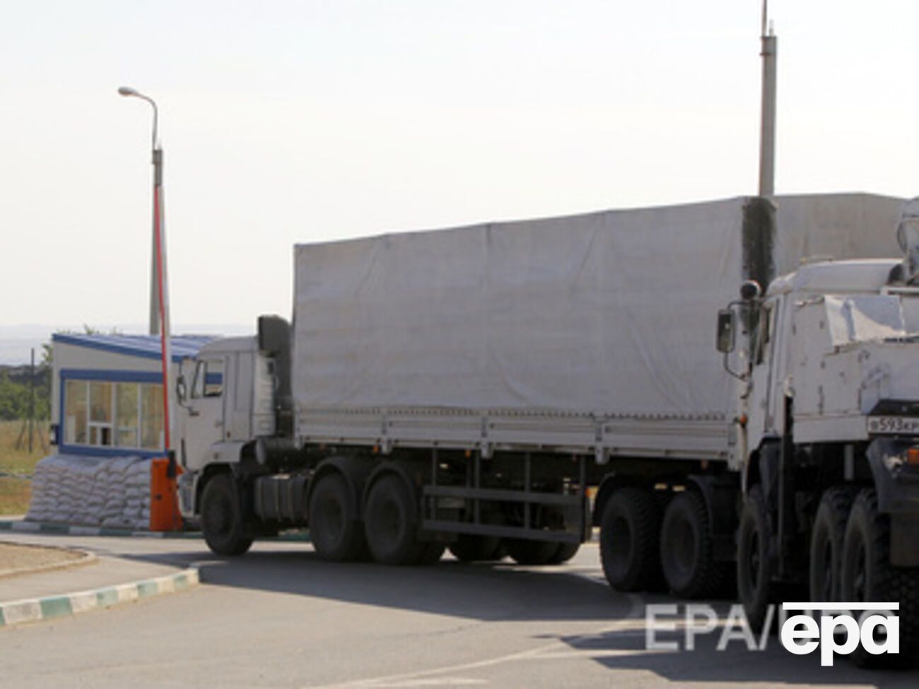 Официальны сообщений о российском гуманитарном конвое от украинских властей пока не поступало