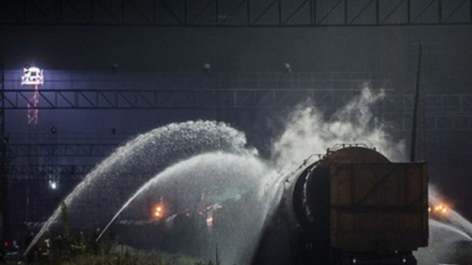 Ночью в Харькове горели цистерны с авиатопливом