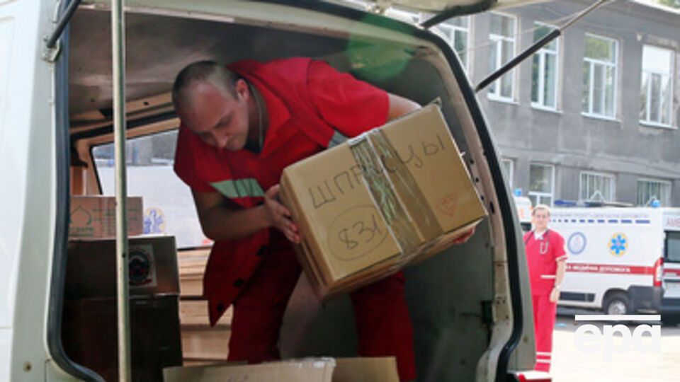 Поляки передали медикаменты, продукты питания, термобелье, средства гигиены