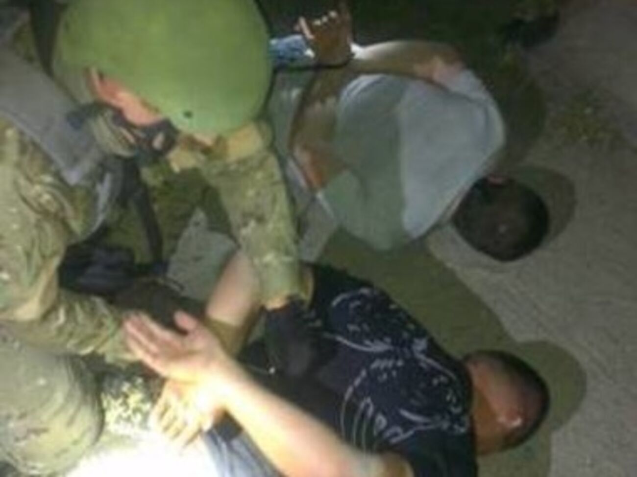 Арест диверсантов