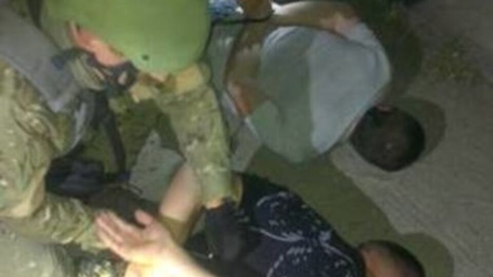 Арест диверсантов