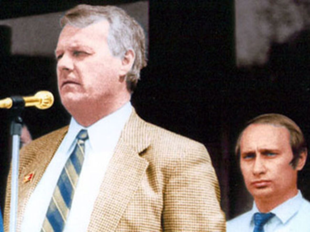 Анатолий Собчак и Владимир Путин