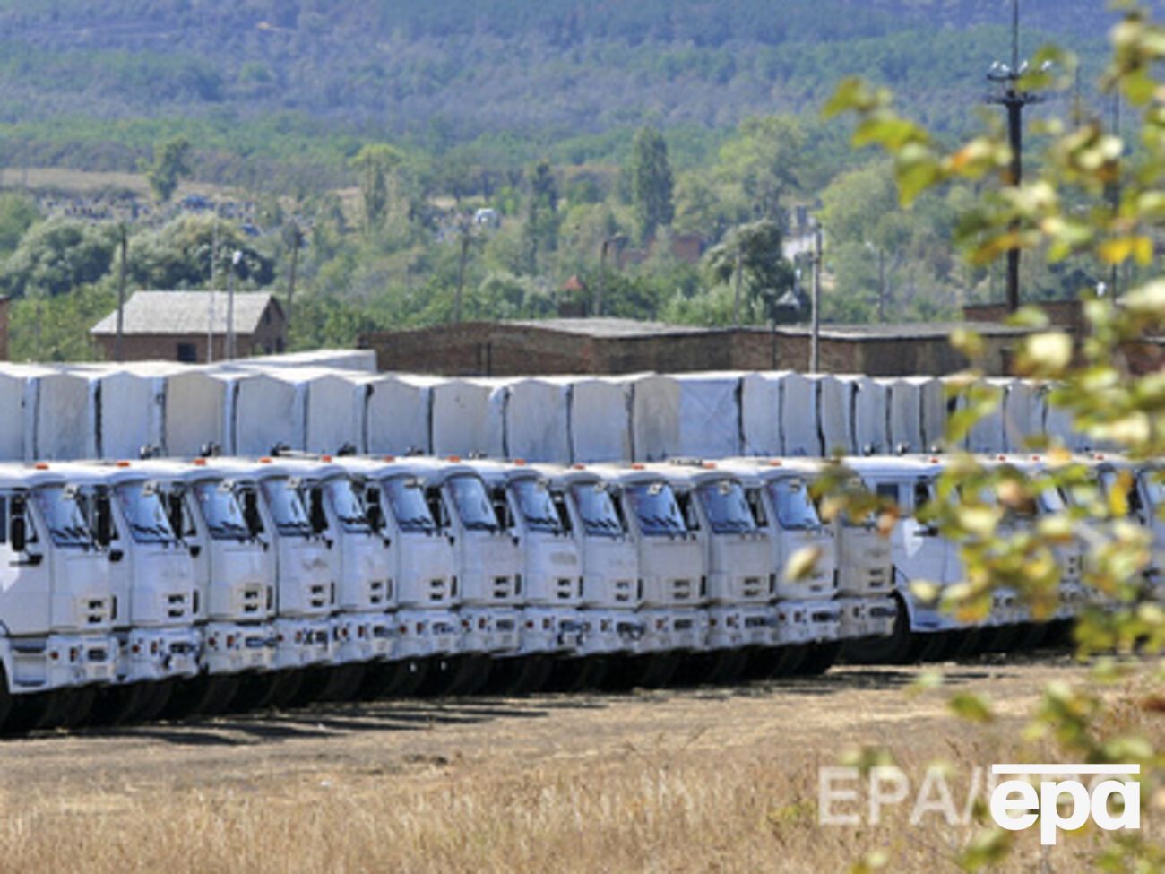 Представители государственной пограничной и таможенной служб Украины не участвовали в оформлении колонн