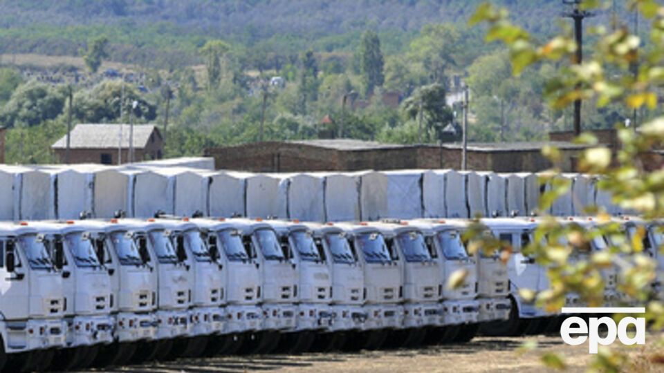 Представители государственной пограничной и таможенной служб Украины не участвовали в оформлении колонн