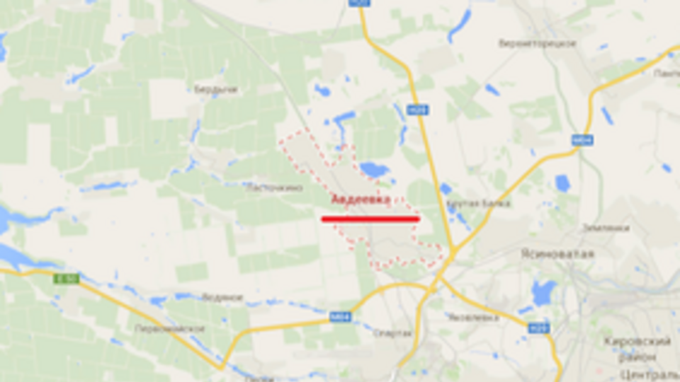 Авдеевка находится в 10 км от Донецка