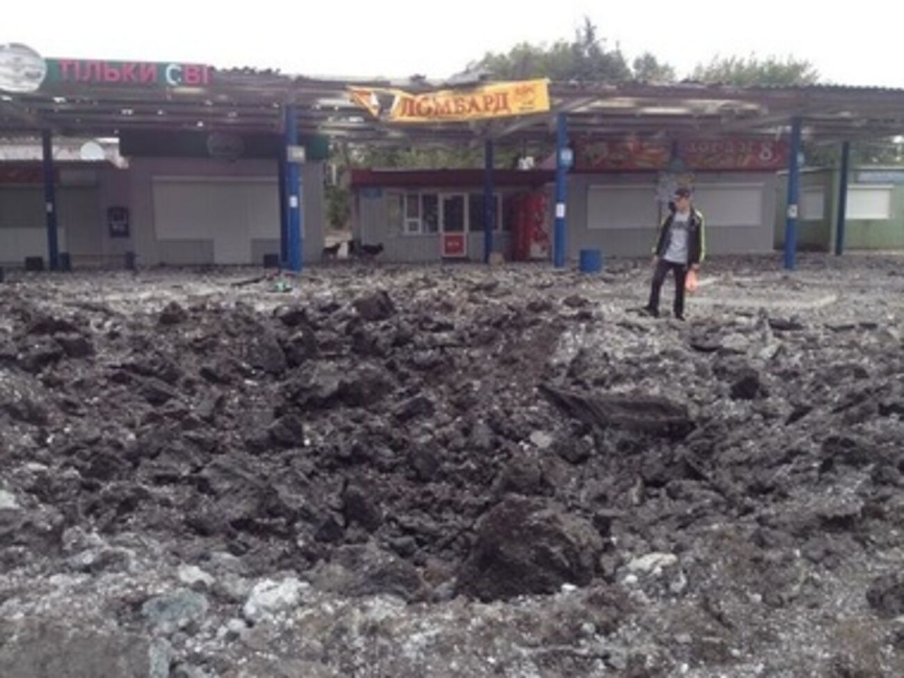 Макеевку продолжают обстреливать