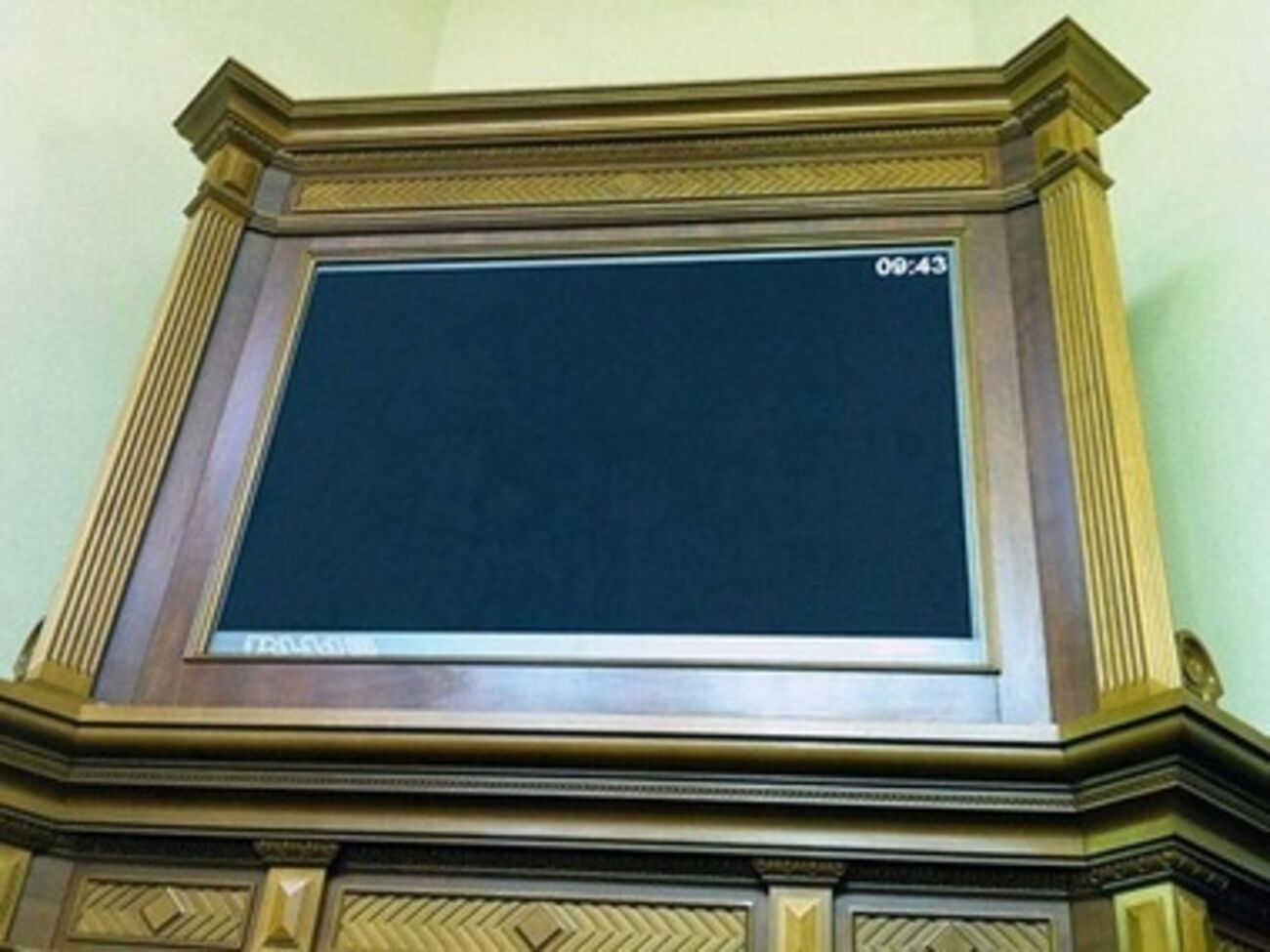 Экран при голосовании оставался выключенным