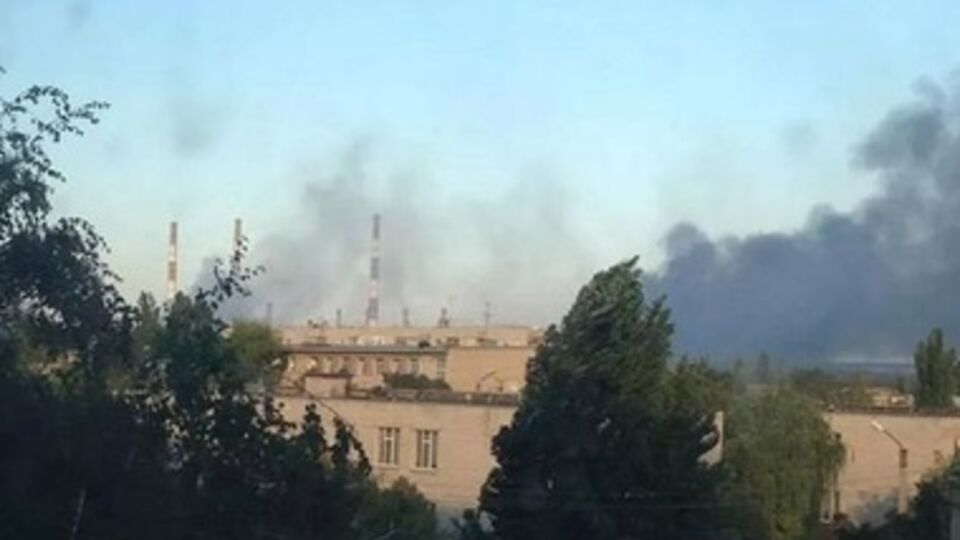 Пожар на ТЭС продолжается