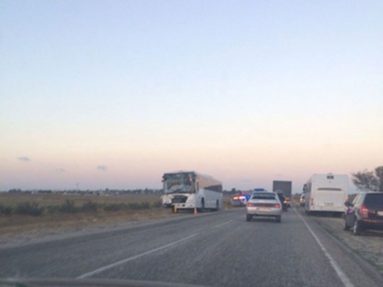 В результате ДТП шесть человек госпитализированы