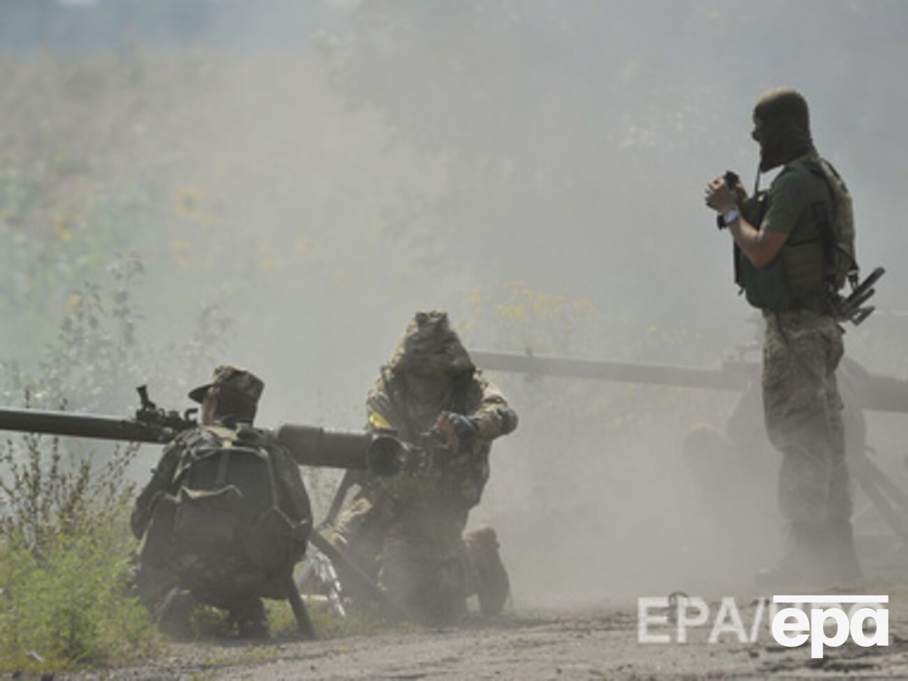 Террористы обстреливают позиции украинских военных