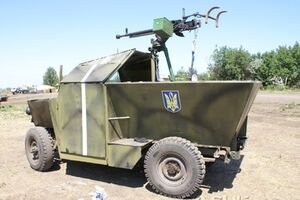 "Скорпион-1" – первый броневик на базе внедорожника для 11-го батальона "Киевская Русь"