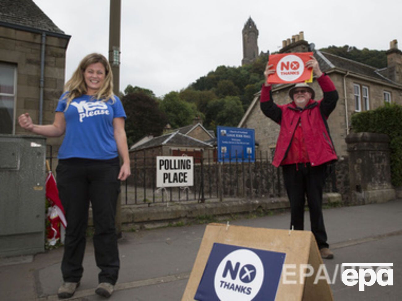 Шотландские "сепаратисты" и "антисепаратисты" очень толерантны друг к другу