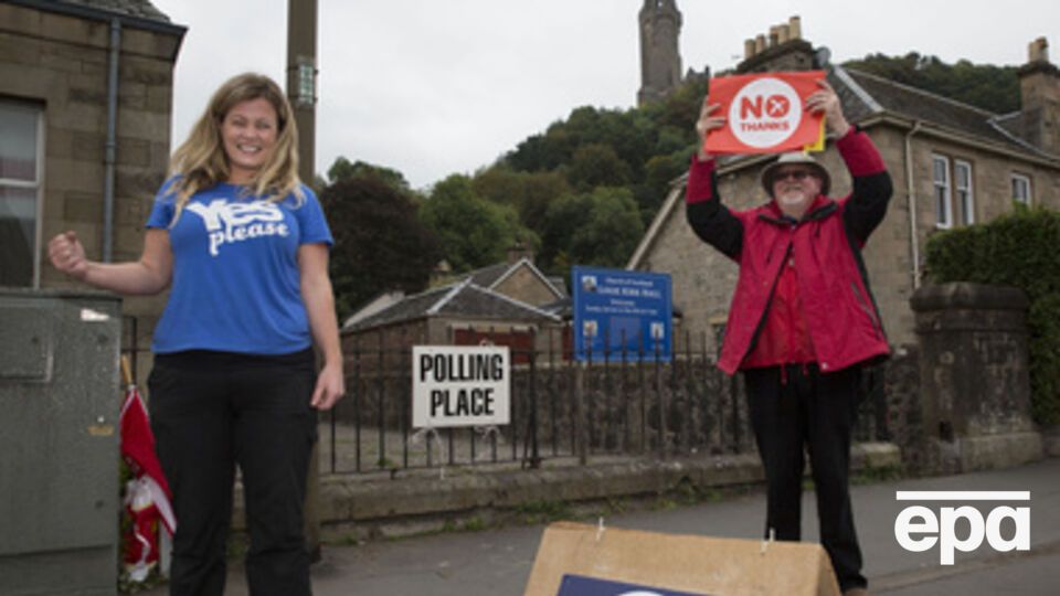 Шотландские "сепаратисты" и "антисепаратисты" очень толерантны друг к другу