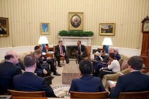 Порошенко провел переговоры с Обамой