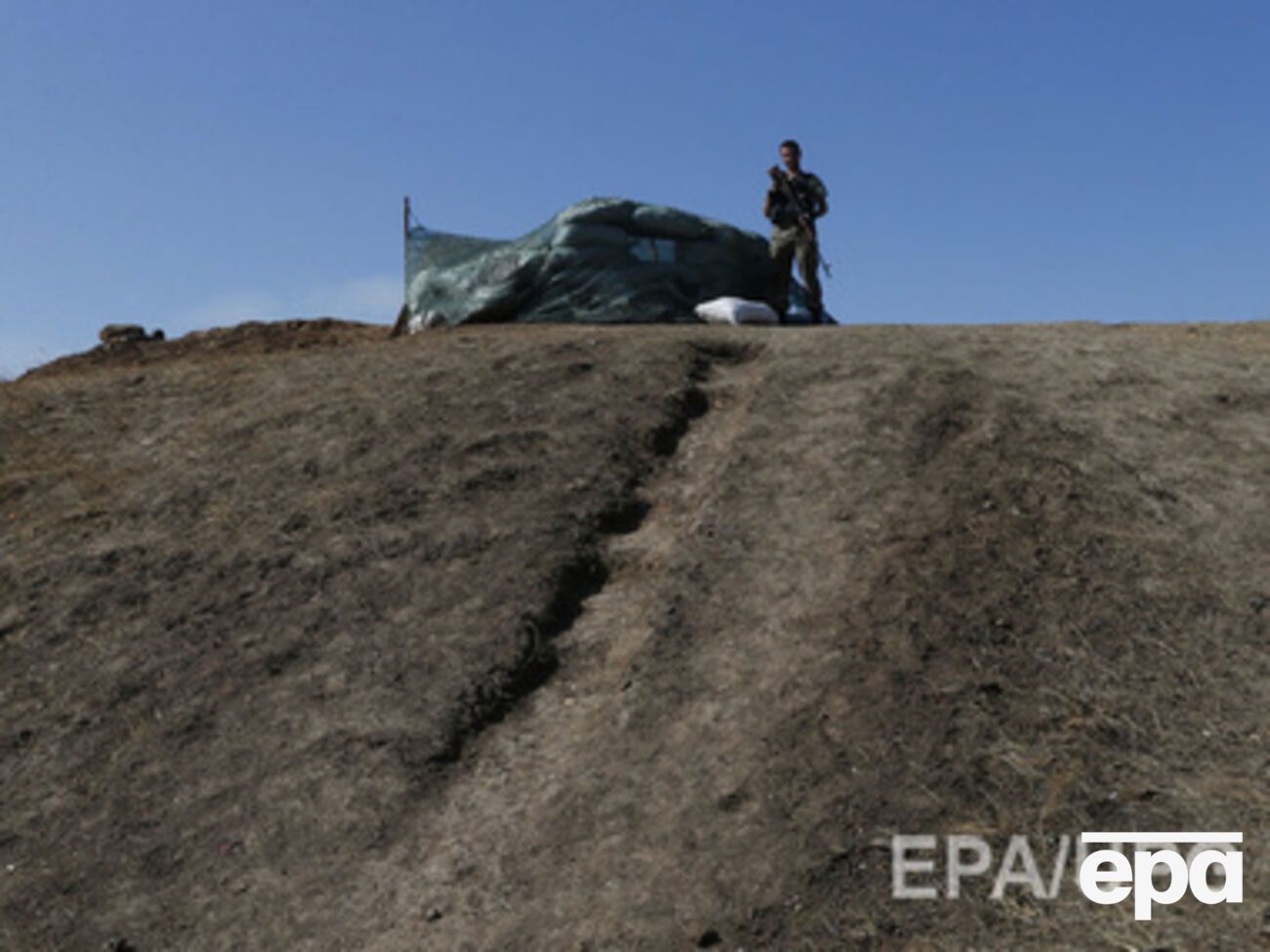 Местные жители разобрали один из блокпостов украинской армии