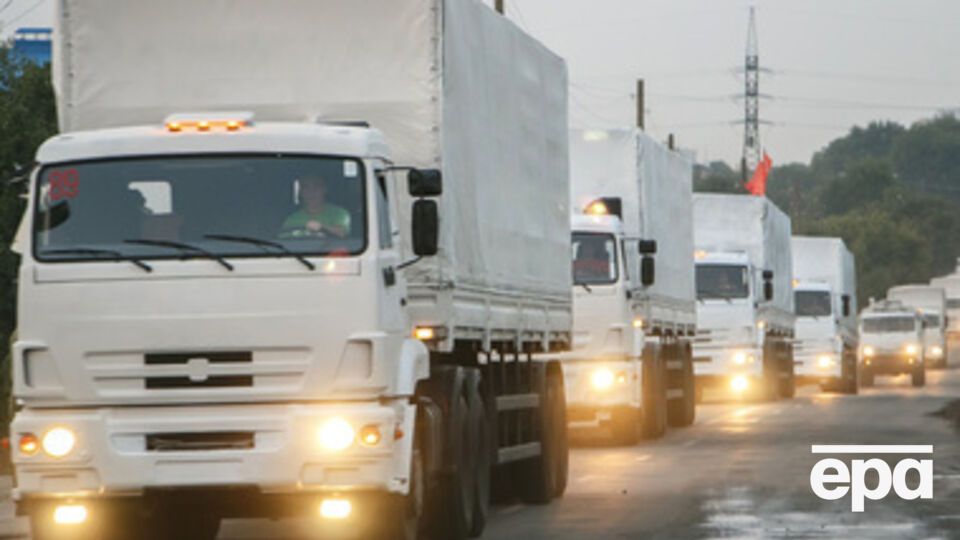 Россияне незаконно ввели в Украину уже третий "гуманитарный конвой"