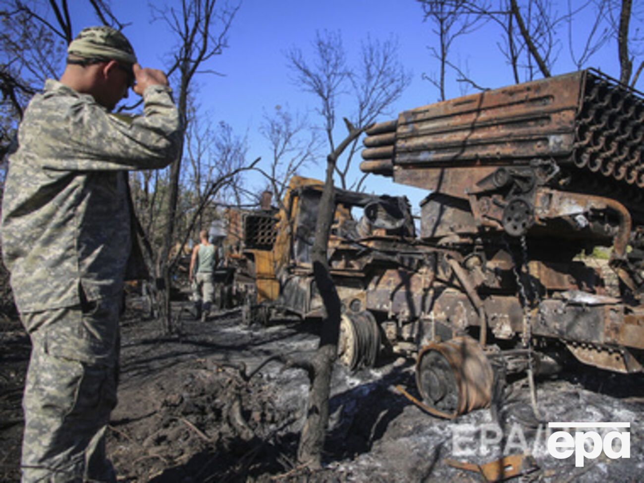Ответным огнем уничтожена установка "Град" террористов