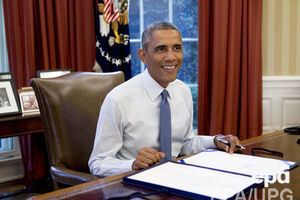 Президент США Барак Обама не застал эвакуацию Белого дома