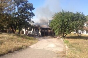 Донецкий казенный завод химических изделий после взрыва