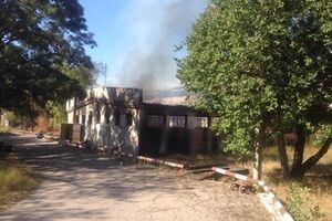 Фотография, сделанная недалеко от места взрыва