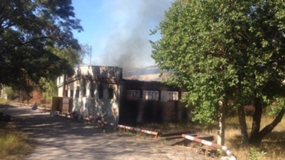 Фотография, сделанная недалеко от места взрыва