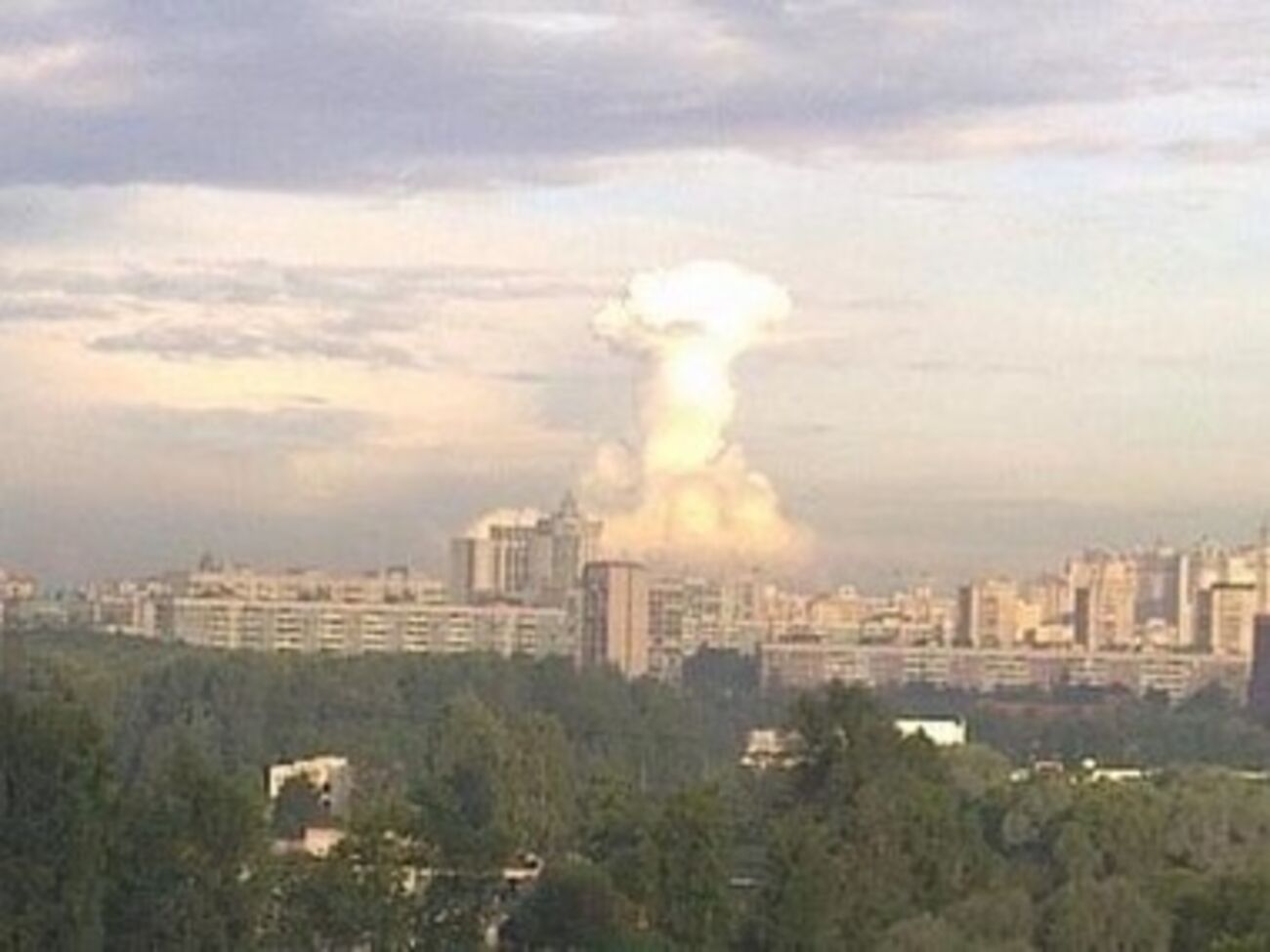 Взрыв произошел на складе