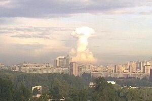 Взрыв произошел на складе