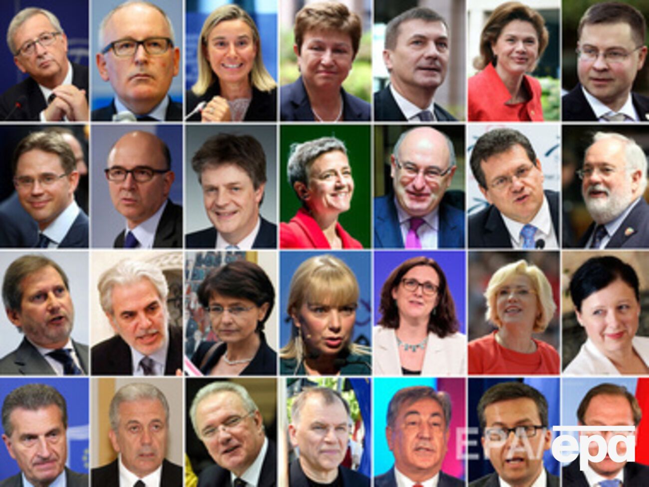 Новоизбранные представители Еврокомиссии
