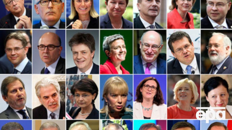 Новоизбранные представители Еврокомиссии