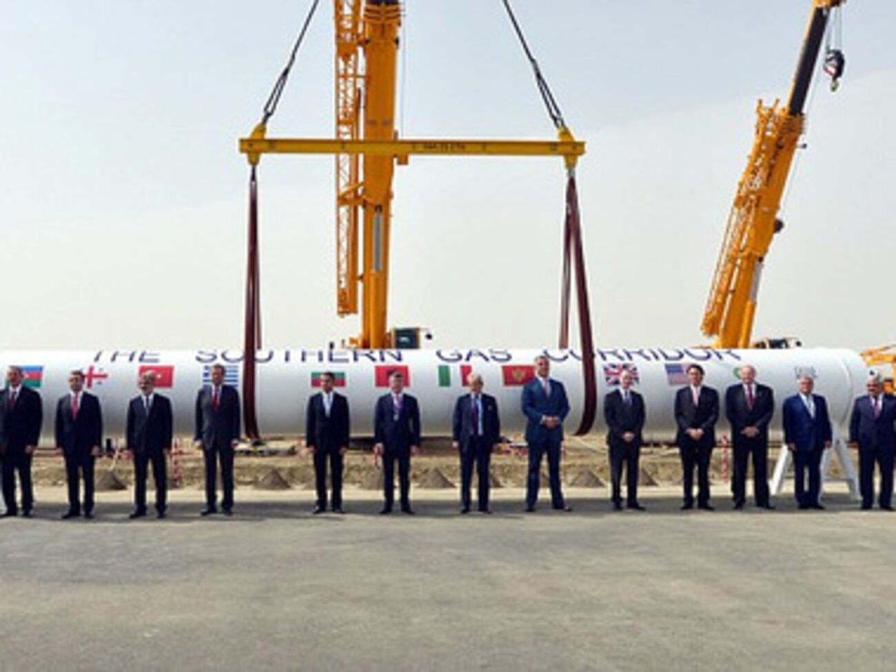 Закладка "Южного газового коридора" в Баку