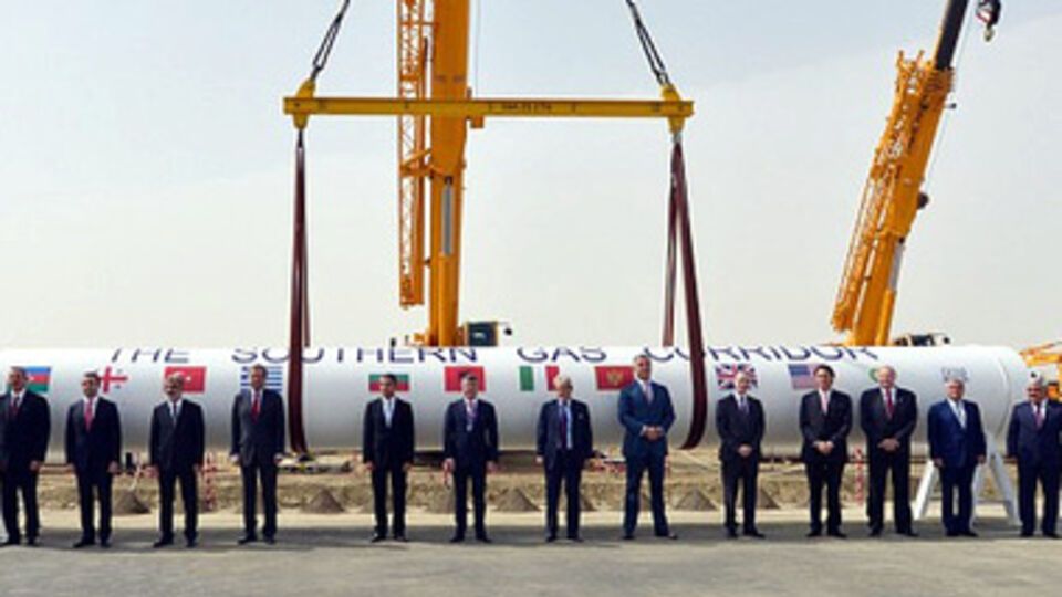 Закладка "Южного газового коридора" в Баку